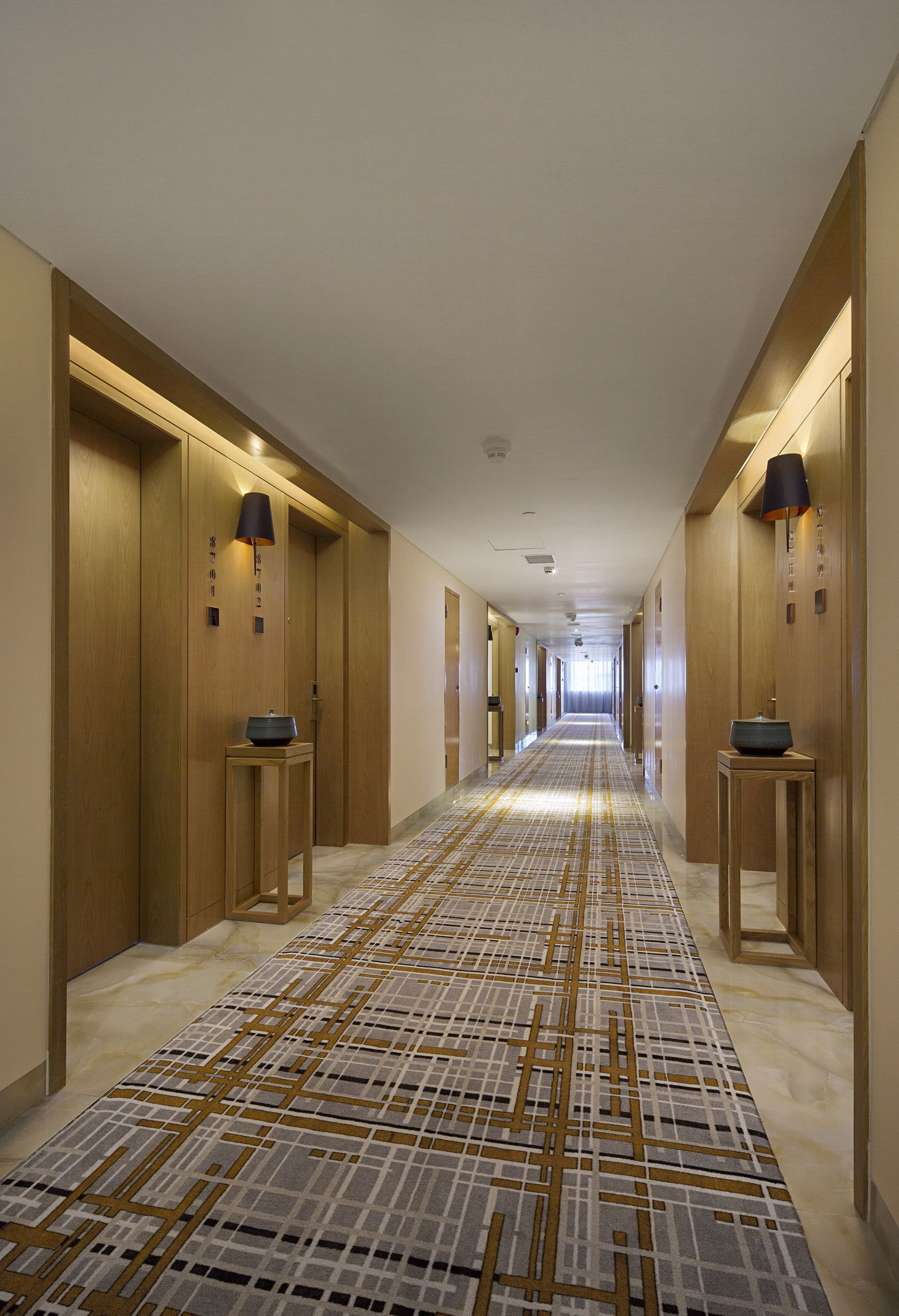 AM Hotel Design-Business Hotel Design-Tianhe Business Hotel-Corridor