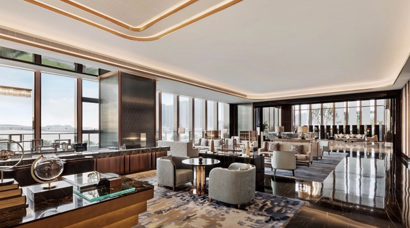 珠海洲际星级酒店休息区设计