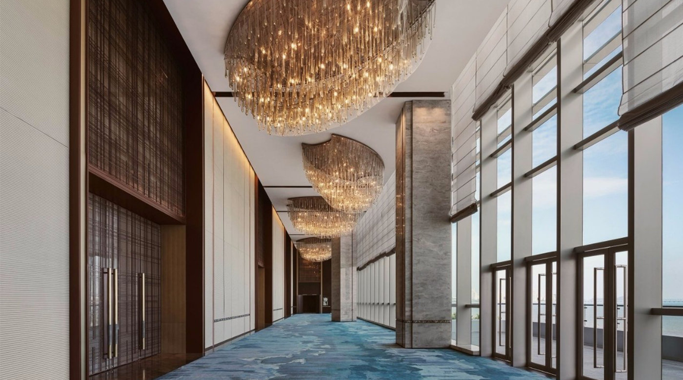 珠海洲际星级酒店走廊设计