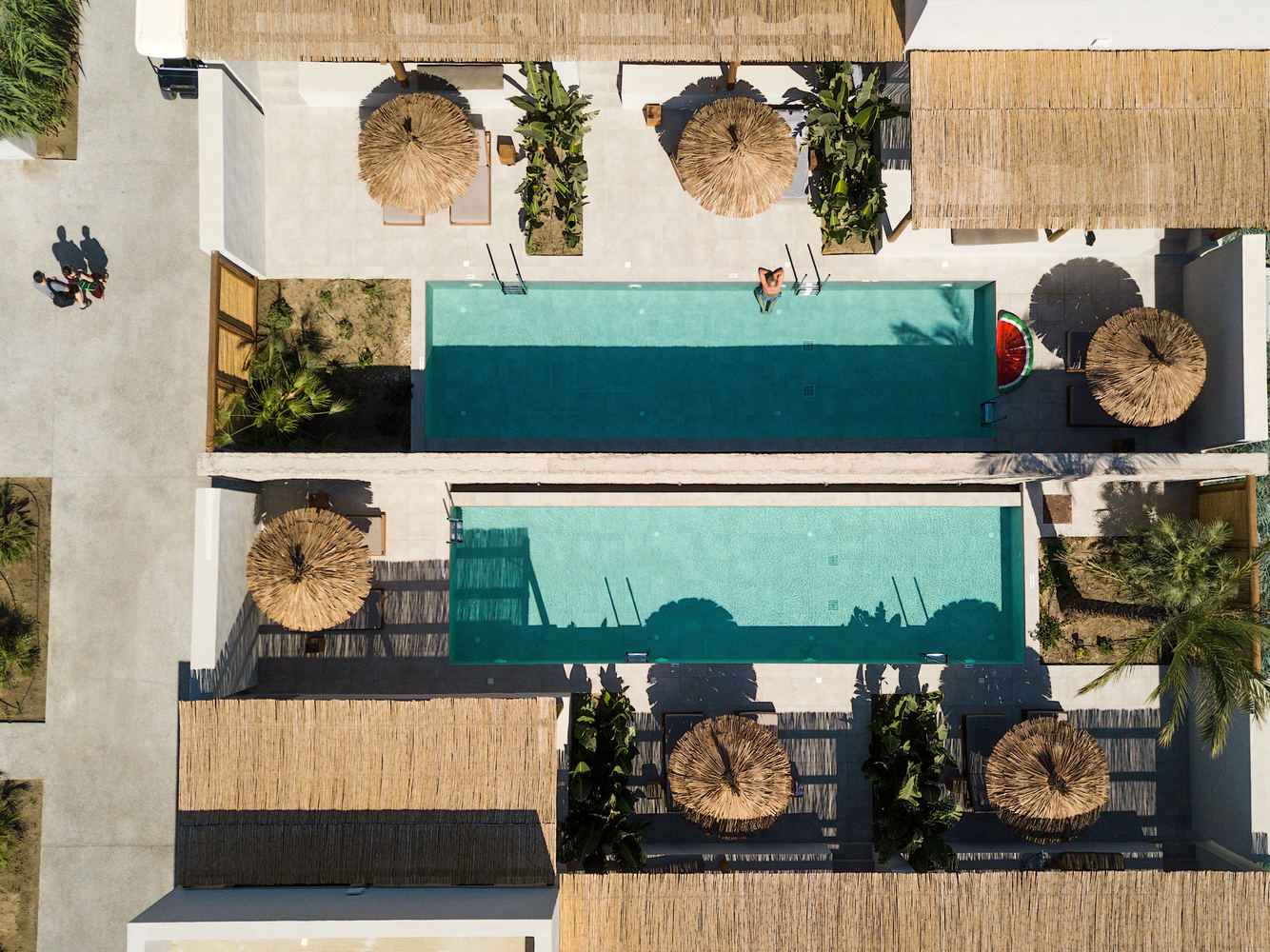 希腊科斯岛酒店休息区设计