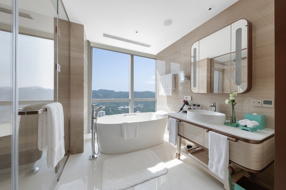 来福士洲际酒店客房卫生间设计